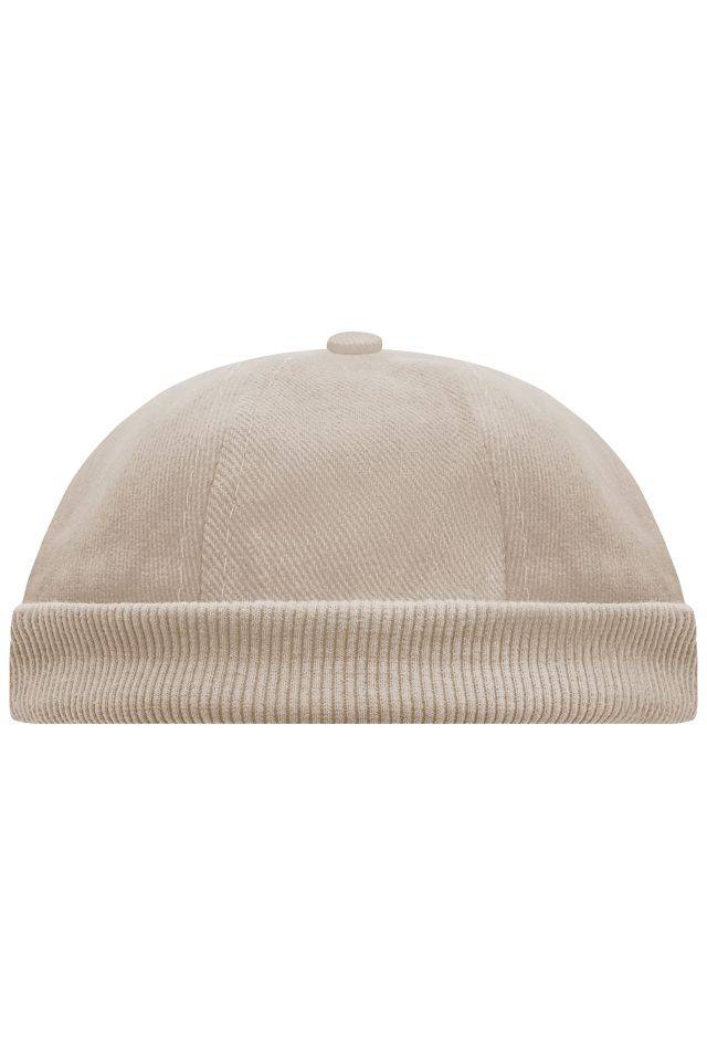 6 Panel Chef Cap Trendiges Cap ohne Schild braun, Gr. one size