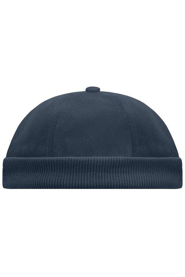 6 Panel Chef Cap Trendiges Cap ohne Schild blau, Gr. one size