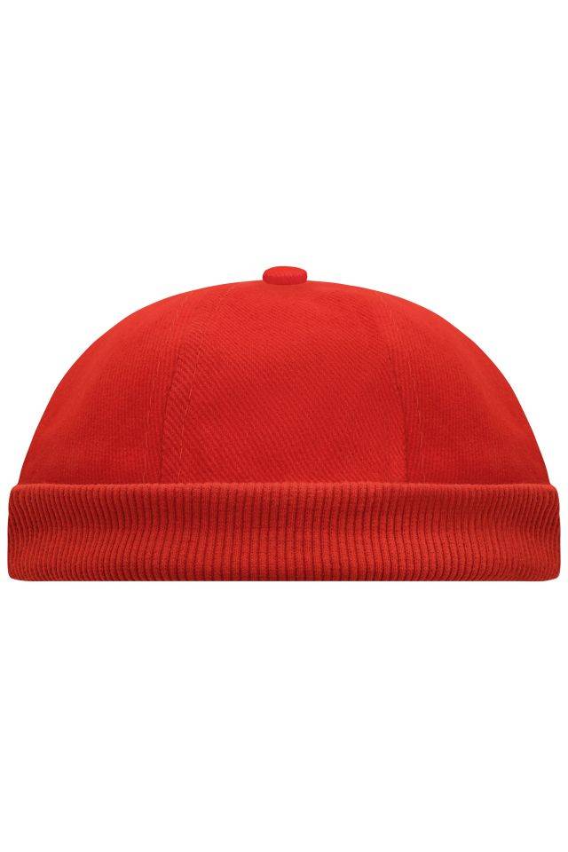 6 Panel Chef Cap Trendiges Cap ohne Schild rot, Gr. one size