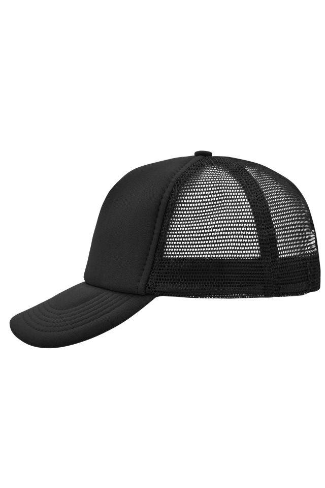5 Panel Polyester Mesh Cap Trendiges 5 Panel Mesh Cap in zahlreichen Farbvarianten schwarz, Gr. one size