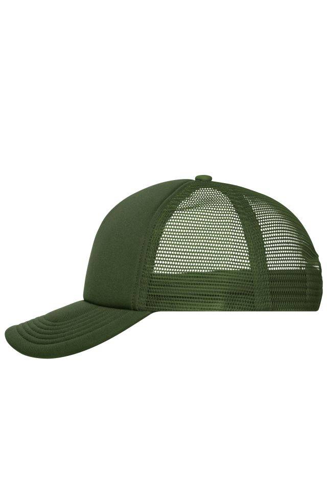5 Panel Polyester Mesh Cap Trendiges 5 Panel Mesh Cap in zahlreichen Farbvarianten braun/oliv, Gr. one size