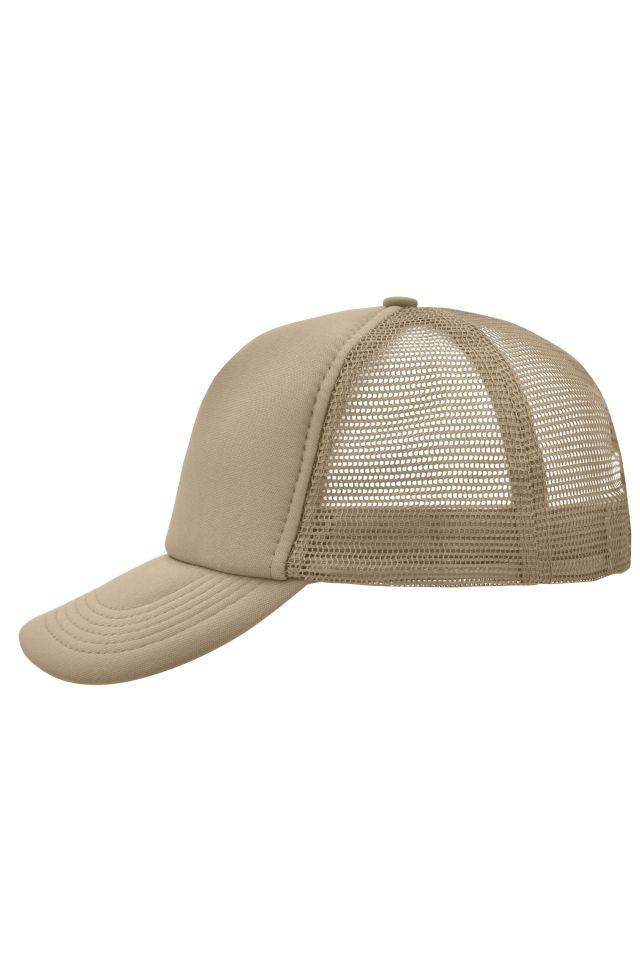 5 Panel Polyester Mesh Cap Trendiges 5 Panel Mesh Cap in zahlreichen Farbvarianten braun, Gr. one size