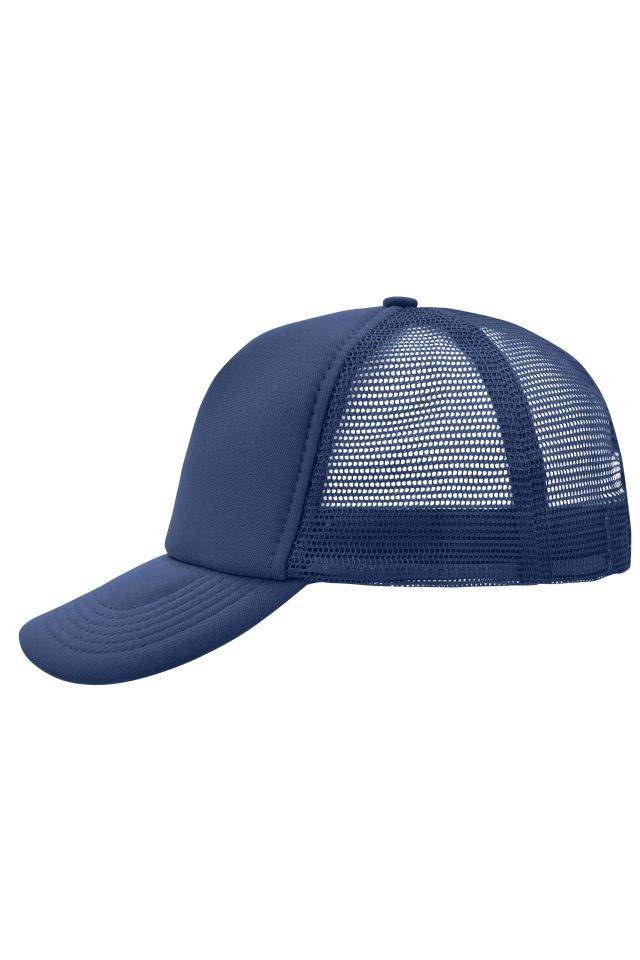 5 Panel Polyester Mesh Cap Trendiges 5 Panel Mesh Cap in zahlreichen Farbvarianten blau, Gr. one size