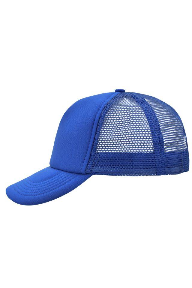 5 Panel Polyester Mesh Cap Trendiges 5 Panel Mesh Cap in zahlreichen Farbvarianten blau, Gr. one size