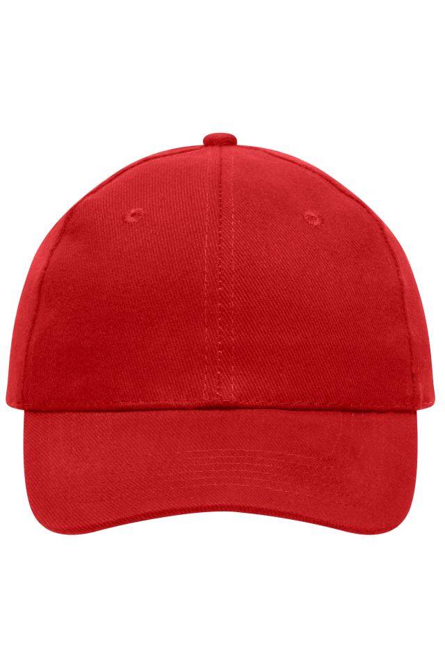 6 Panel Cap Heavy Cotton 6 Panel Cap rot, Gr. one size