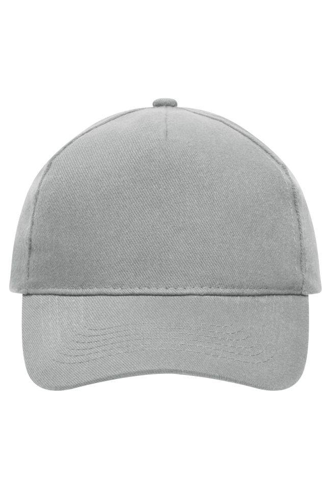 5 Panel Cap Heavy Cotton Klassisches Cap grau, Gr. one size