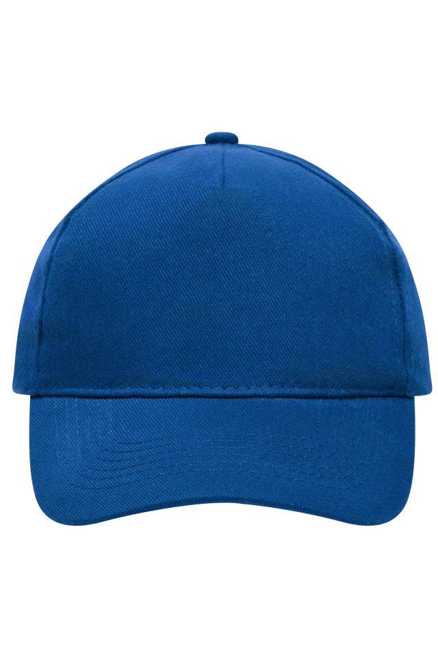 5 Panel Cap Heavy Cotton Klassisches Cap blau, Gr. one size