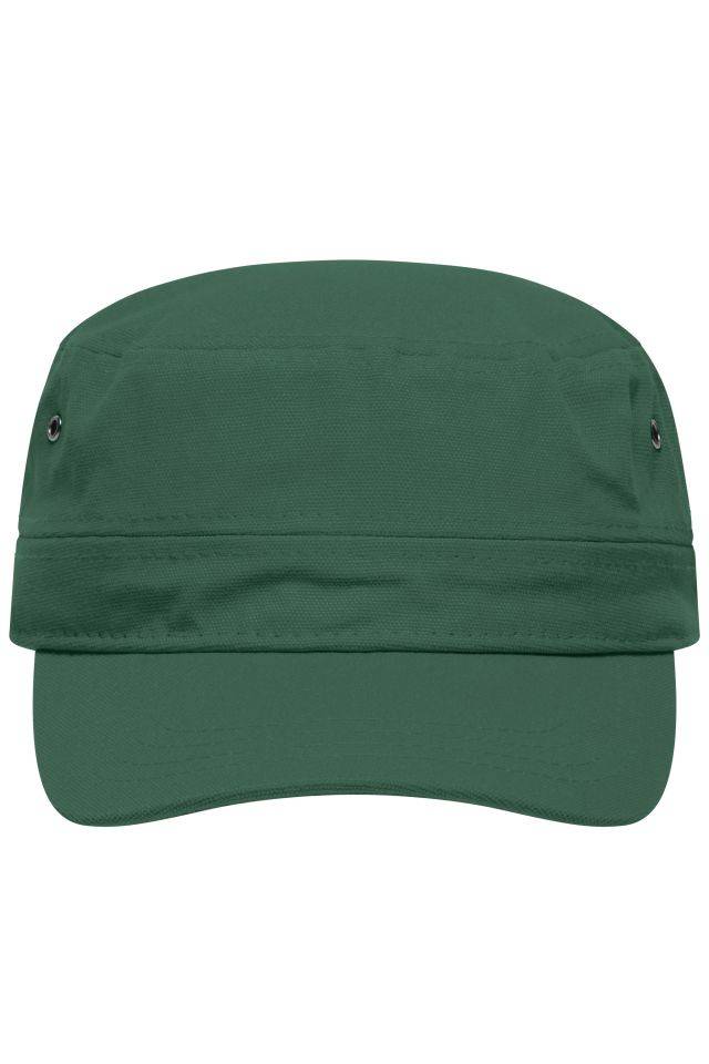 Military Cap Trendiges Cap im Military-Stil aus robustem Baumwollcanvas grün, Gr. one size