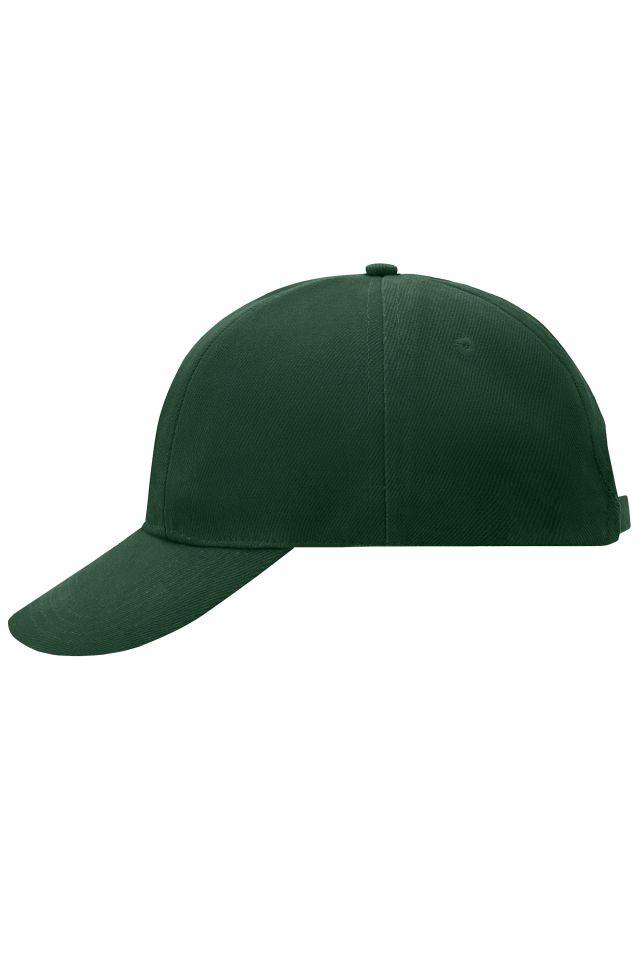 Turned 6 Panel Cap Laminated Originelles Cap mit verdrehten, gleich großen Panels grün, Gr. one size