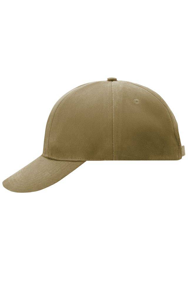 Turned 6 Panel Cap Laminated Originelles Cap mit verdrehten, gleich großen Panels braun, Gr. one size