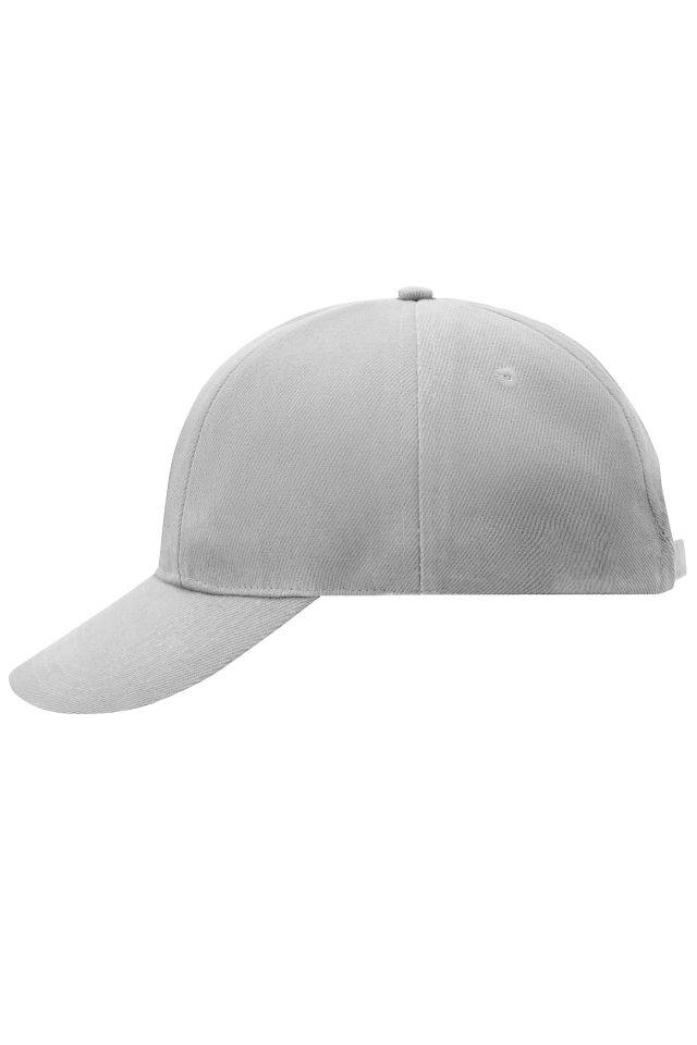 Turned 6 Panel Cap Laminated Originelles Cap mit verdrehten, gleich großen Panels grau, Gr. one size