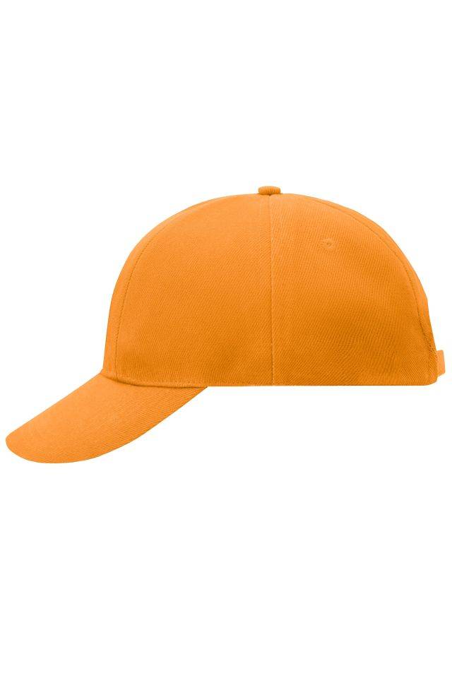 Turned 6 Panel Cap Laminated Originelles Cap mit verdrehten, gleich großen Panels orange, Gr. one size