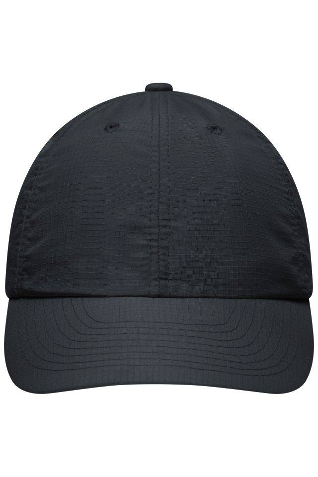 6 Panel Coolmax® Cap Funktionelles 6 Panel Cap aus Coolmax® extreme schwarz, Gr. one size