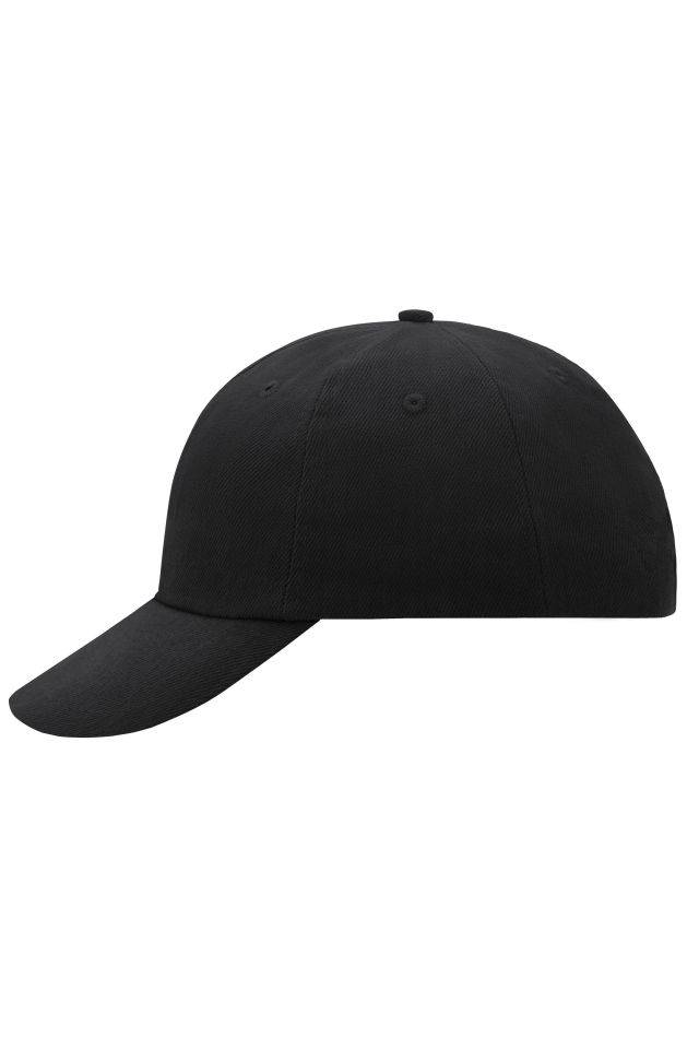 6 Panel Raver Cap Klassisches Allround-Cap in zahlreichen Farbvarianten schwarz, Gr. one size