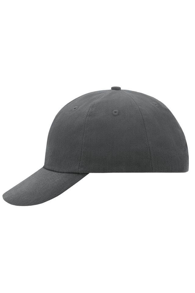 6 Panel Raver Cap Klassisches Allround-Cap in zahlreichen Farbvarianten grau, Gr. one size