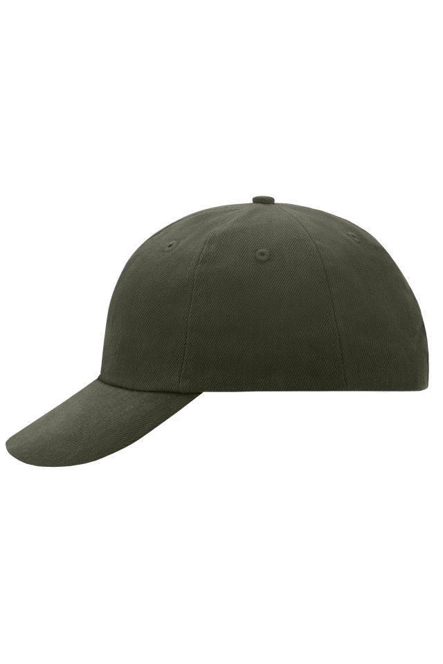 6 Panel Raver Cap Klassisches Allround-Cap in zahlreichen Farbvarianten braun/grün/oliv, Gr. one size