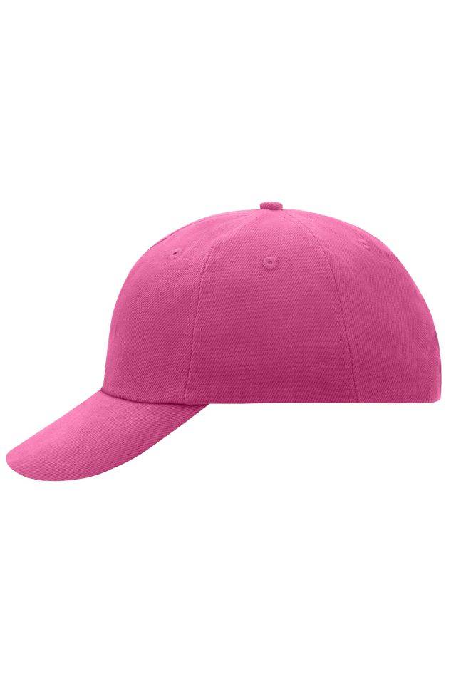 6 Panel Raver Cap Klassisches Allround-Cap in zahlreichen Farbvarianten pink, Gr. one size