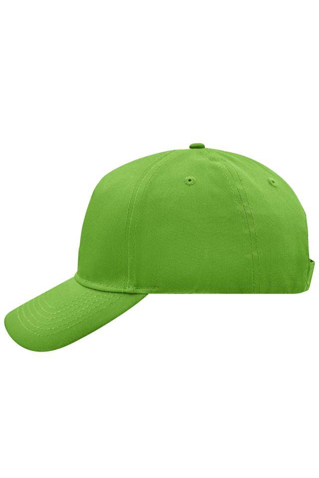 5 Panel Cap 5 Panel Cap mit ungebürsteter Oberfläche grün, Gr. one size