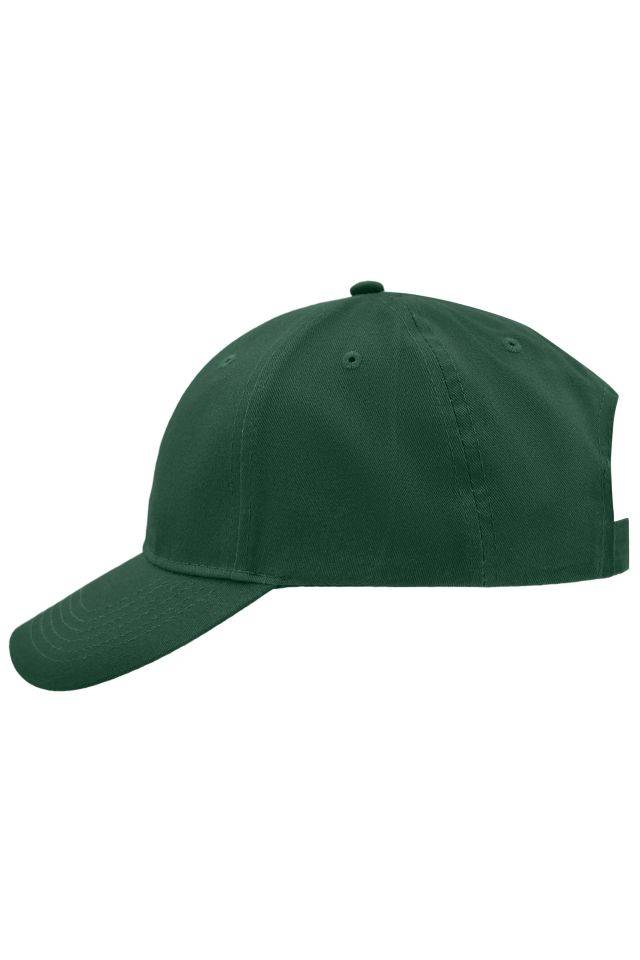 Brushed 6 Panel Cap Klassisches 6 Panel Cap mit gebürsteter Oberfläche grün, Gr. one size