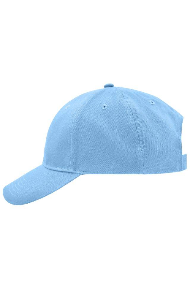 Brushed 6 Panel Cap Klassisches 6 Panel Cap mit gebürsteter Oberfläche blau, Gr. one size