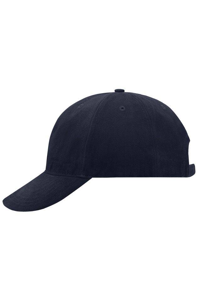 6 Panel Softlining Raver Cap Hochwertiges 6 Panel Cap mit leichter Laminierung für einfaches Besticken blau, Gr. one siz