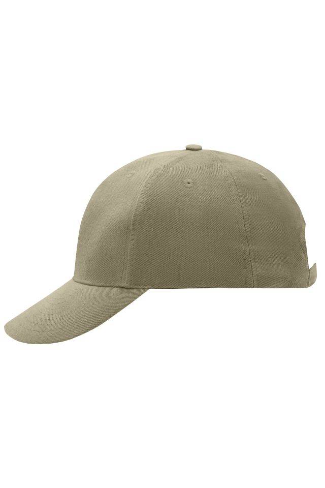6 Panel Raver Cap Laminated Klassisches 6 Panel Cap braun, Gr. one size