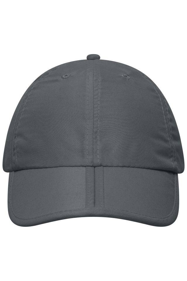 6 Panel Pack-a-Cap Faltbares 6 Panel Cap aus weicher Microfaser grau, Gr. one size