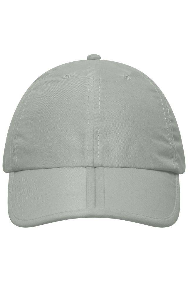 6 Panel Pack-a-Cap Faltbares 6 Panel Cap aus weicher Microfaser grau, Gr. one size
