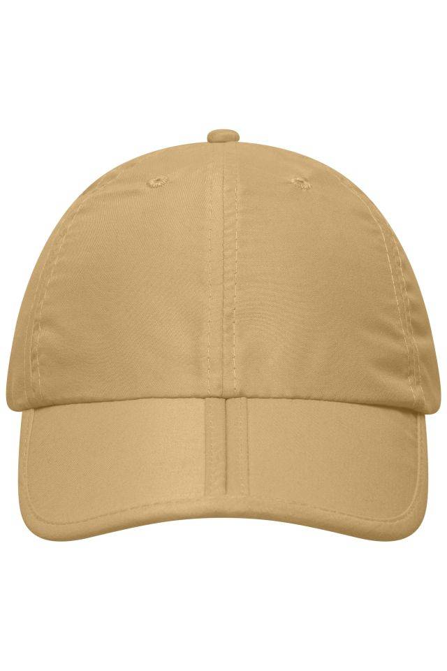 6 Panel Pack-a-Cap Faltbares 6 Panel Cap aus weicher Microfaser braun, Gr. one size