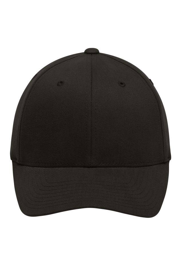 Original Flexfit® Cap Trendiges 6 Panel Cap ohne Verschluss schwarz, Gr. S/M