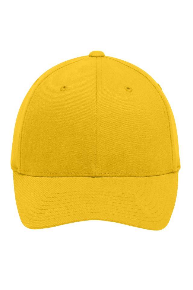 Original Flexfit® Cap Trendiges 6 Panel Cap ohne Verschluss gelb, Gr. S/M