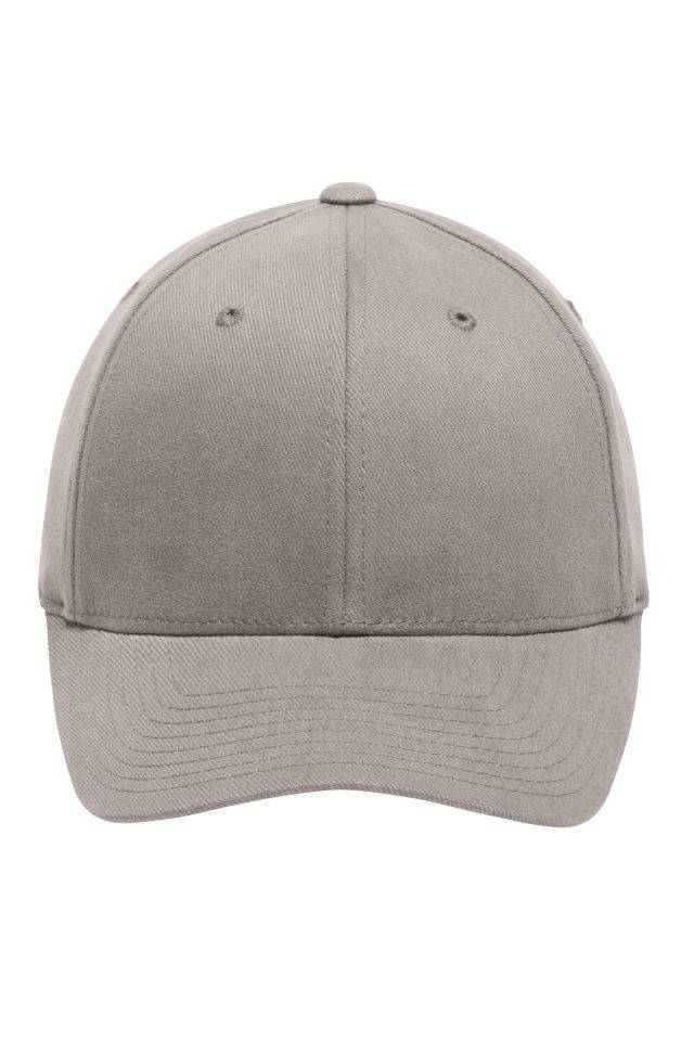 Original Flexfit® Cap Trendiges 6 Panel Cap ohne Verschluss grau, Gr. L/XL
