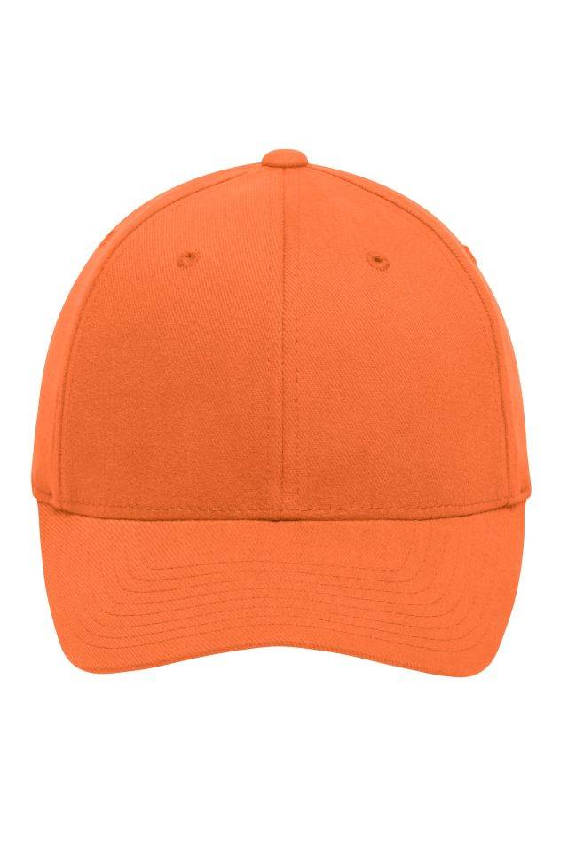 Original Flexfit® Cap Trendiges 6 Panel Cap ohne Verschluss orange, Gr. L/XL