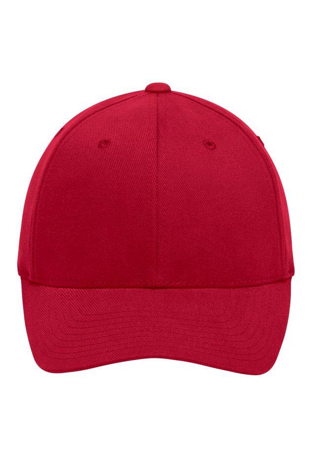 Original Flexfit® Cap Trendiges 6 Panel Cap ohne Verschluss rot, Gr. L/XL