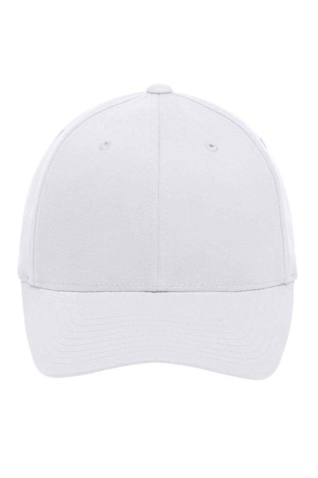 Original Flexfit® Cap Trendiges 6 Panel Cap ohne Verschluss weiß, Gr. L/XL