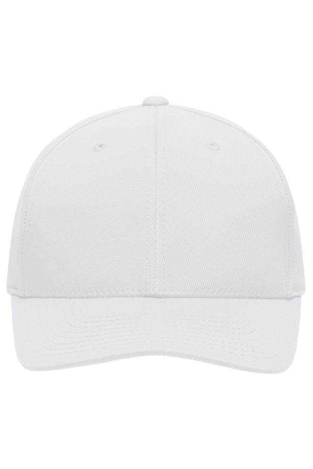 High Performance Flexfit® Cap Funktionelles 6 Panel Cap weiß, Gr. L/XL