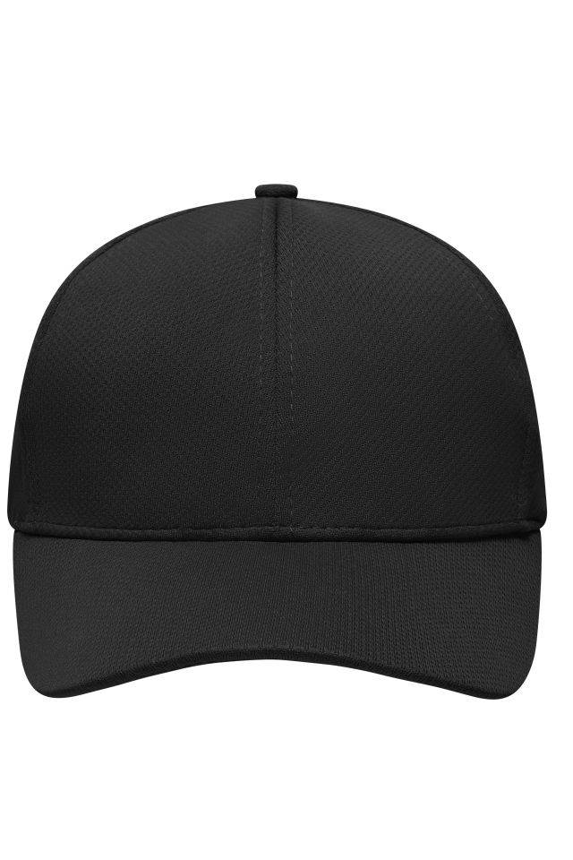 6 Panel Sport Mesh Cap Sportliche 6 Panel Cap aus weichem Meshmaterial schwarz, Gr. one size