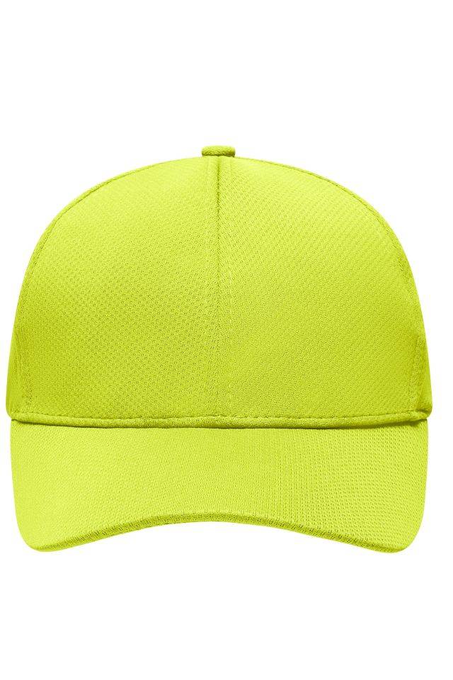 6 Panel Sport Mesh Cap Sportliche 6 Panel Cap aus weichem Meshmaterial gelb/neon, Gr. one size