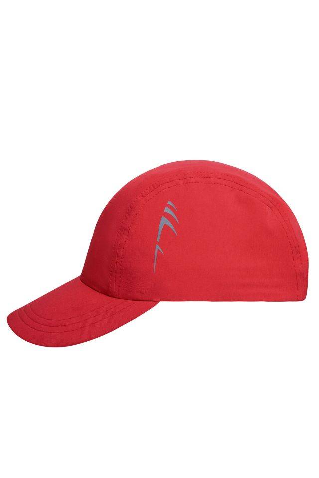 3 Panel Cap 3 Panel Cap mit modischen, reflektierenden Elementen rot, Gr. one size