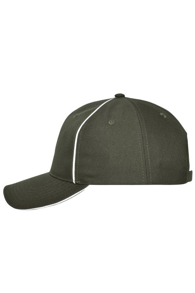 6 Panel Workwear Cap - SOLID - Hochwertige 6 Panel Cap mit reflektierenden Elementen (ohne Schutzfunktion/keine PSA) bra