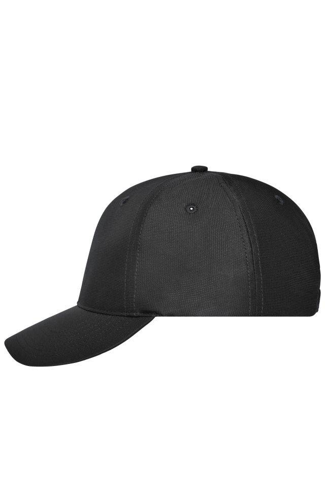 6 Panel Workwear Cap - COLOR - 6 Panel Sun-Protection Cap schwarz, Gr. one size