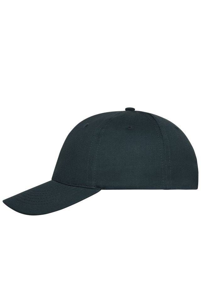 6 Panel Cap Bio Cotton 6 Panel Cap mit ungebürsteter Oberfläche blau, Gr. one size