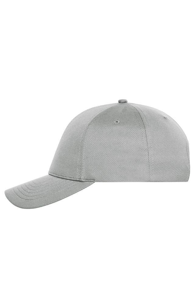 6 Panel Sports Cap Sportliches 6 Panel Cap aus weichem Meshmaterial grau, Gr. one size