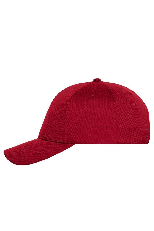 6 Panel Sports Cap Sportliches 6 Panel Cap aus weichem Meshmaterial rot, Gr. one size