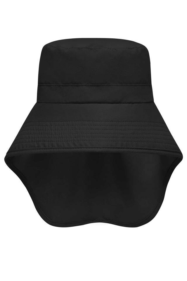 Function Hat with Neck Guard Funktionaler Hut mit extra langem Nackenschutz schwarz, Gr. one size