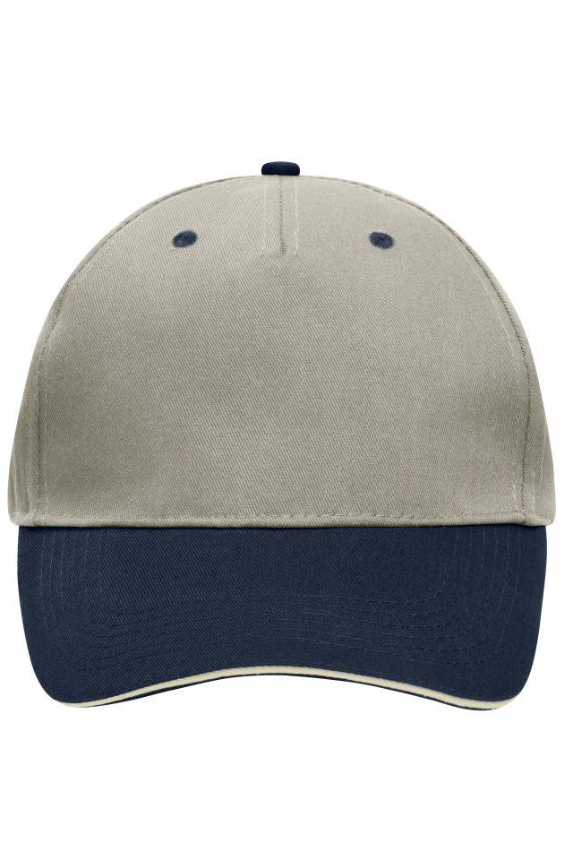 5 Panel Sandwich Cap Sandwich Cap in zahlreichen Farbvarianten blau/braun, Gr. one size