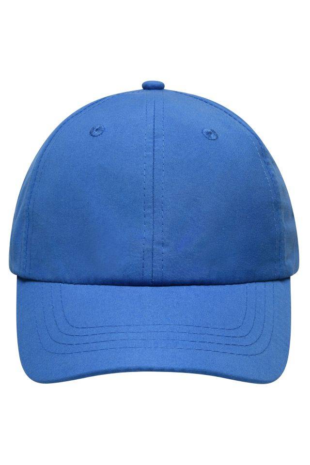 Laser Cut Cap Sportliche 8 Panel Cap aus weicher Microfaser blau, Gr. one size