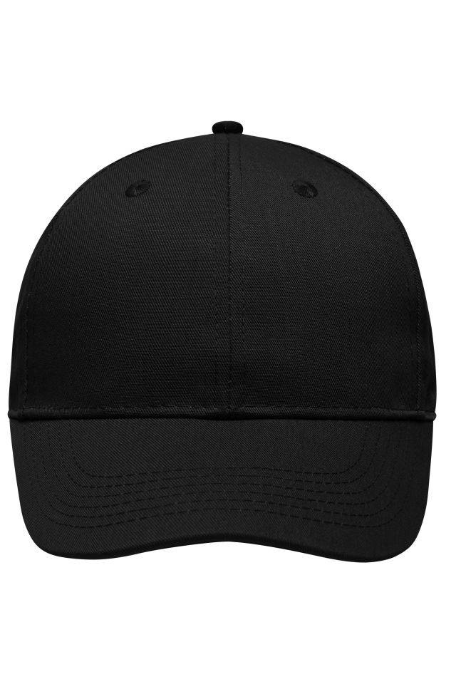 6 Panel Workwear Cap - STRONG - Hochwertige 6 Panel Cap schwarz, Gr. one size