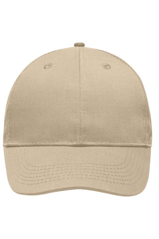6 Panel Workwear Cap - STRONG - Hochwertige 6 Panel Cap braun/grau, Gr. one size