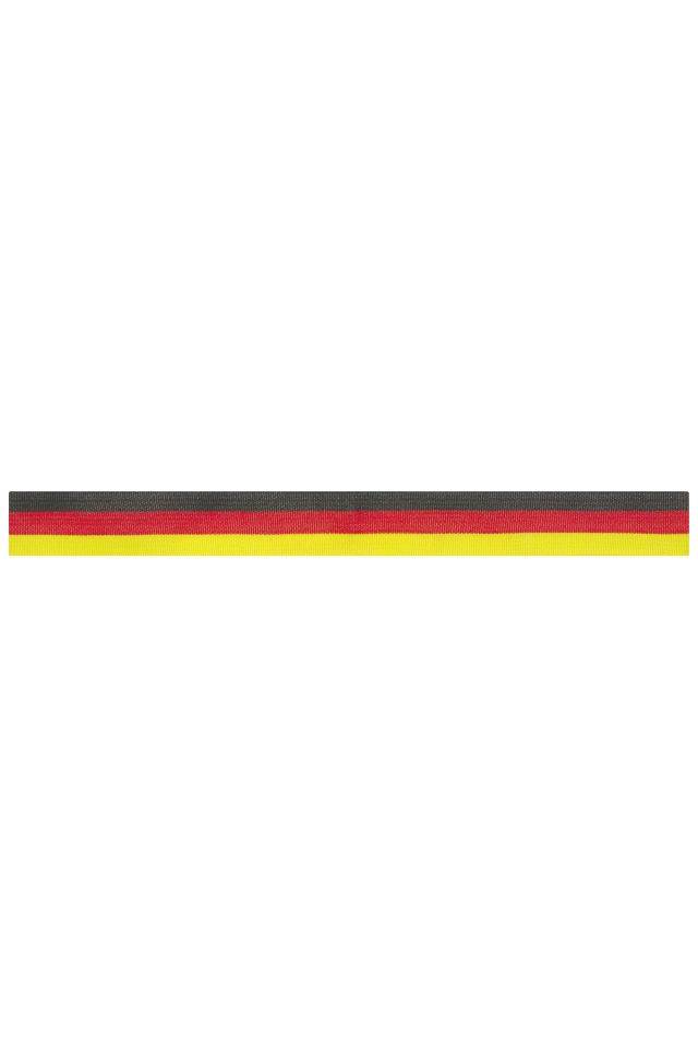 Ribbon for Promotion Hat Hutband in vielfältigen Farben schwarz/rot/gelb, Gr. one size
